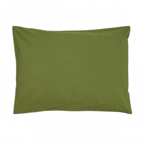 Taie d'Oreiller Percale de Coton BIO Céleste  