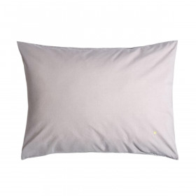 Taie d'Oreiller Percale de Coton BIO Céleste  