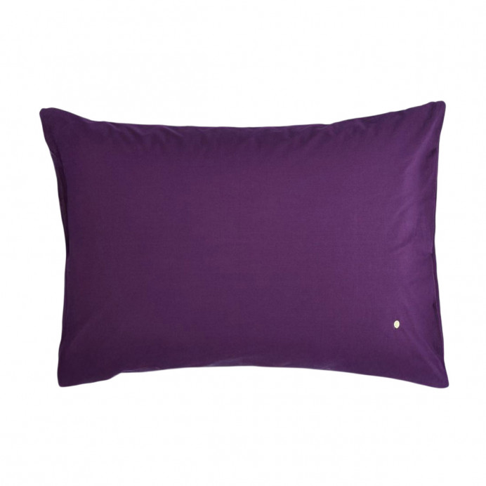 Taie d'Oreiller Percale de Coton BIO Céleste