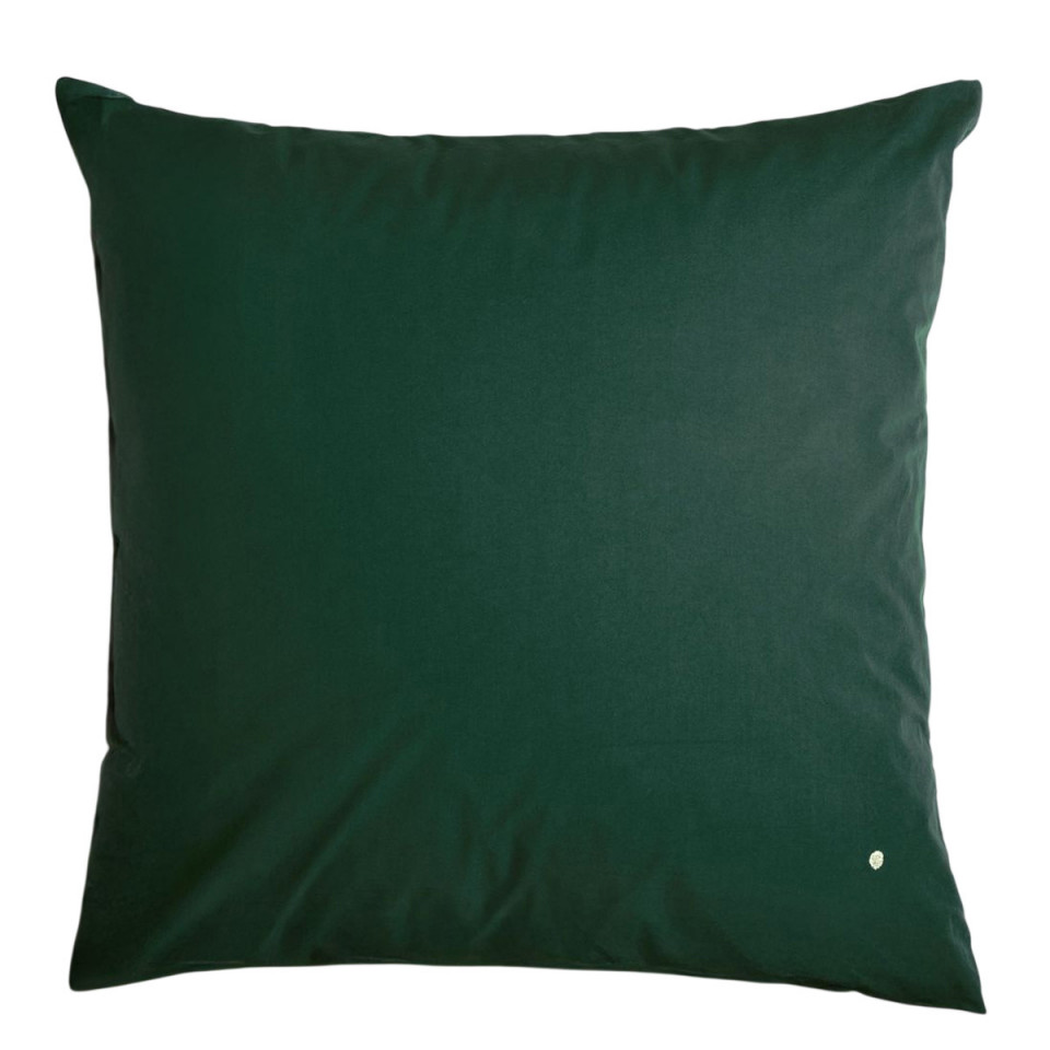 Taie d'Oreiller Percale de Coton BIO Céleste  