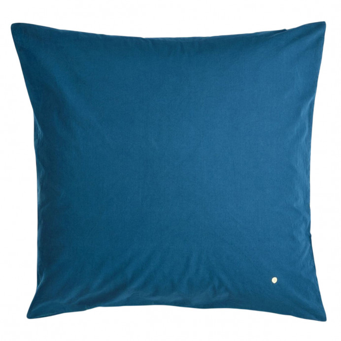 Taie d'Oreiller Percale de Coton BIO Céleste