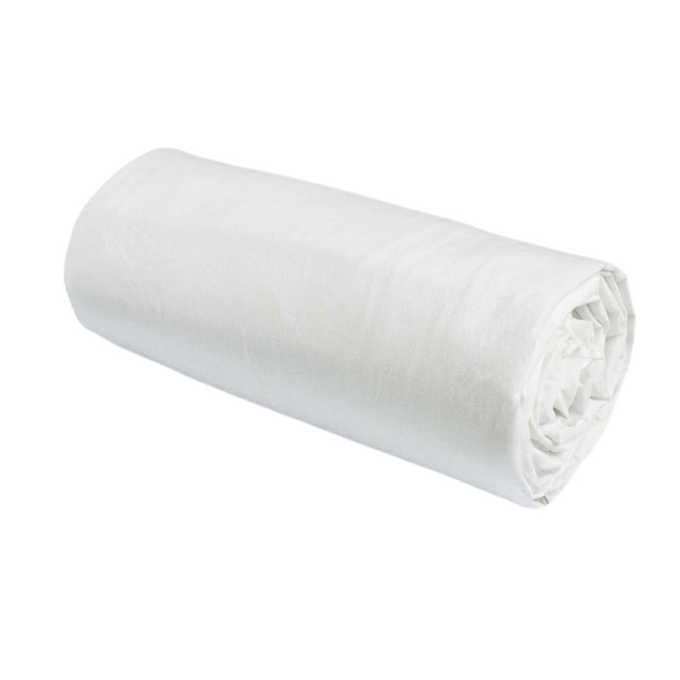 Drap Housse Percale de Coton BIO Céleste  