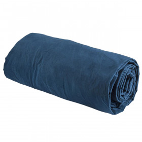 Drap Housse Percale de Coton BIO Céleste  