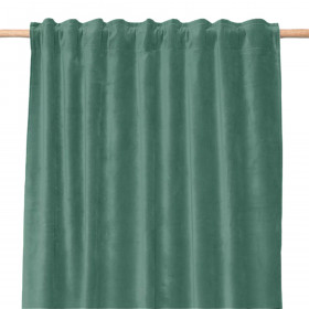 Rideau Velours Uni Ruflette et Passe Tringle NEW DELHI  