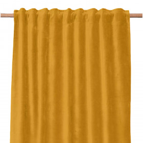 Rideau Velours Uni Ruflette et Passe Tringle NEW DELHI  