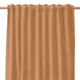 Rideau Velours Uni Ruflette et Passe Tringle NEW DELHI  