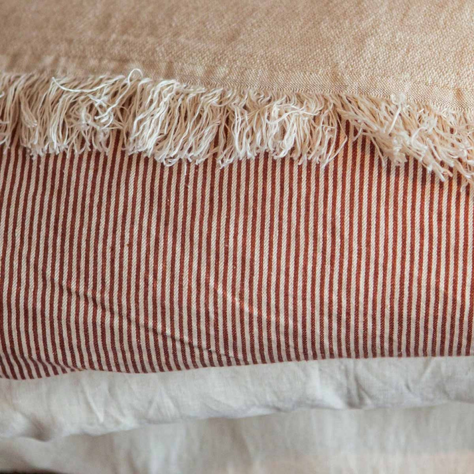 Housse de Couette en Lin Swimmers Stripe  