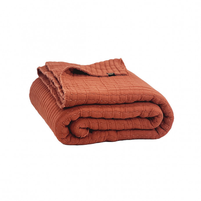 Couvre Lit et Plaid Coton Gaufré TIVOLI