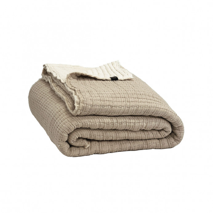 Couvre Lit et Plaid Coton Gaufré TIVOLI