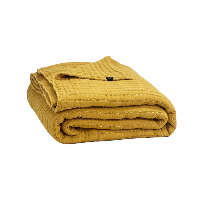 Couvre Lit et Plaid Coton Gaufré TIVOLI