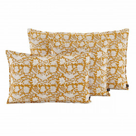 Housse de Coussin en Lin Imprimé Batik JAIPUR  
