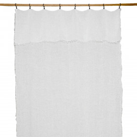 Rideau Voile de Lin à Fixer BERGAME  