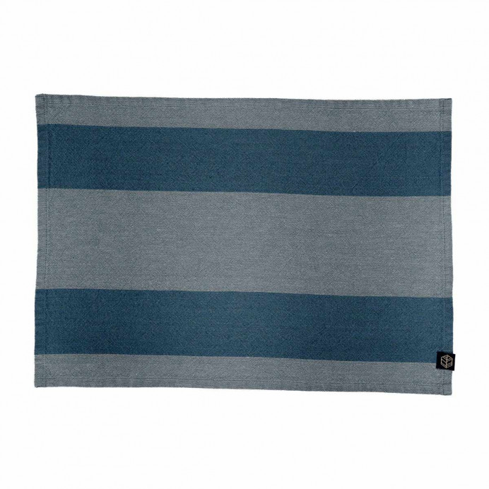 Serviette ou Set de Table Lin et Coton à Rayures SANTA CRUZ