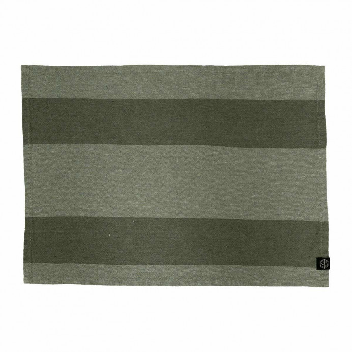 Serviette ou Set de Table Lin et Coton à Rayures SANTA CRUZ