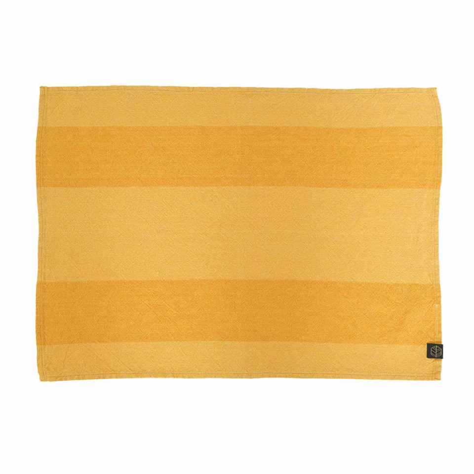 Serviette ou Set de Table Lin et Coton à Rayures SANTA CRUZ 