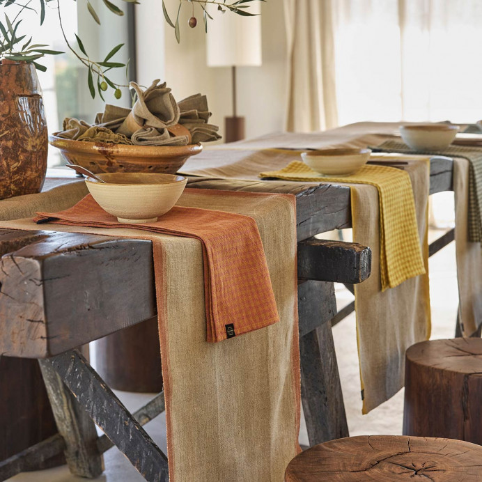 Chemin de Table Lin et Coton HAVANA