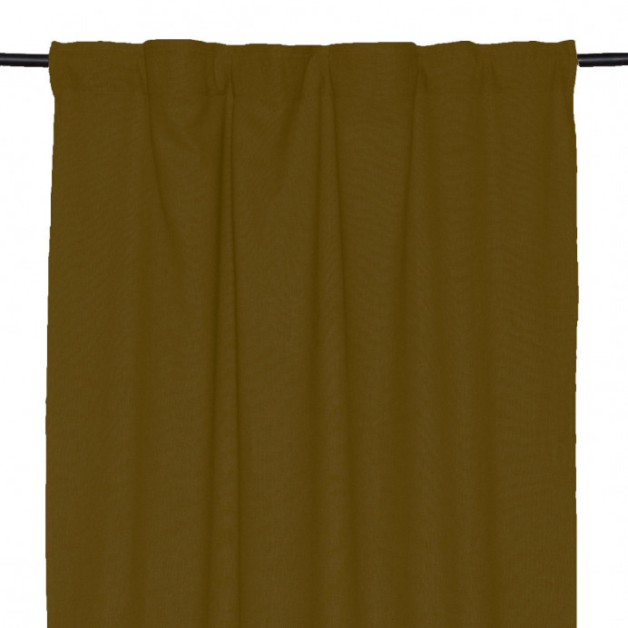 Rideau Uni Ruflette et Passe Tringle FIGARI