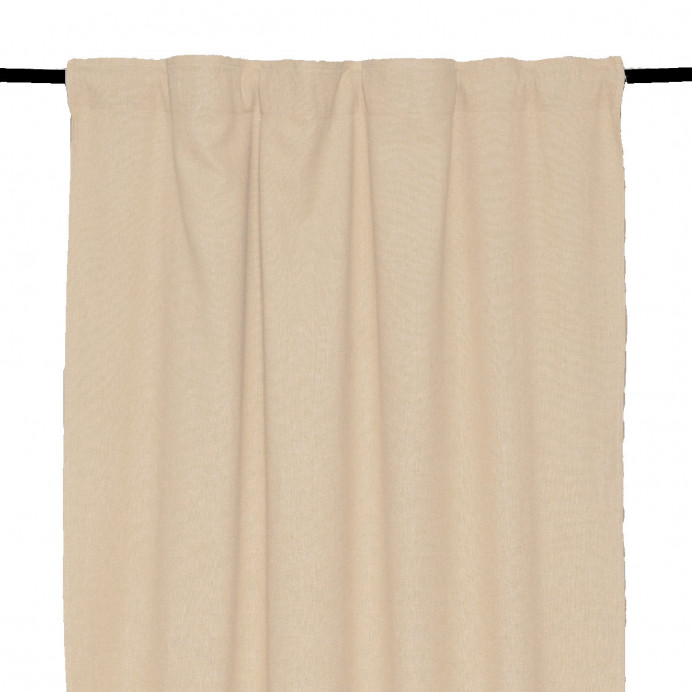 Rideau Uni Ruflette et Passe Tringle FIGARI