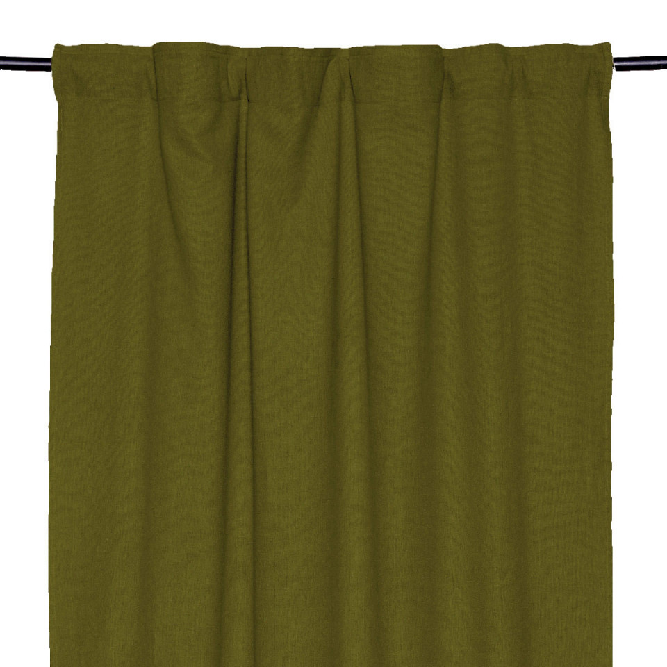 Rideau Uni Ruflette et Passe Tringle FIGARI  