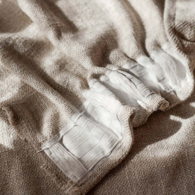 Rideau Uni Ruflette et Passe Tringle FIGARI  