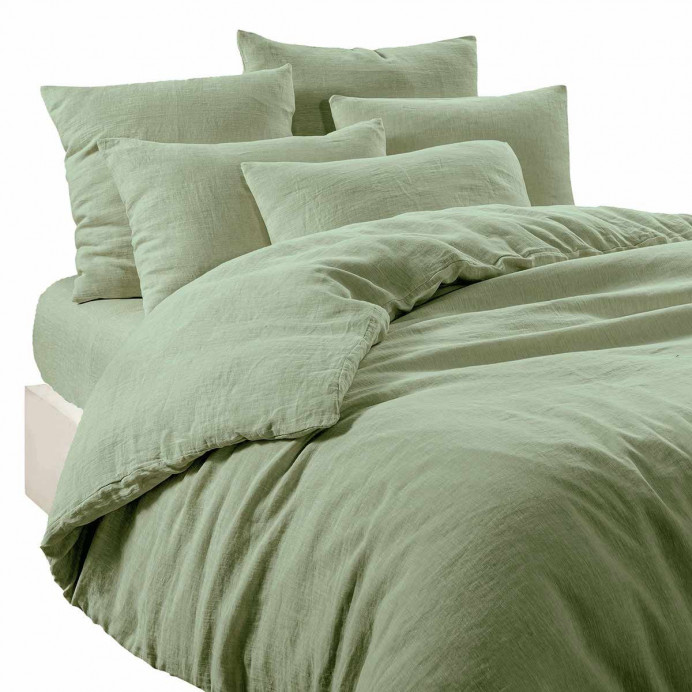 Drap Housse en Lin Lavé LERIA  