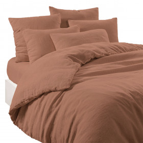 Drap Housse en Lin Lavé LERIA  
