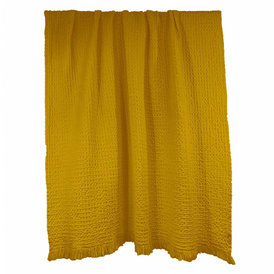 Couvre-lit et Plaid TEMPO Nid d'Abeille  