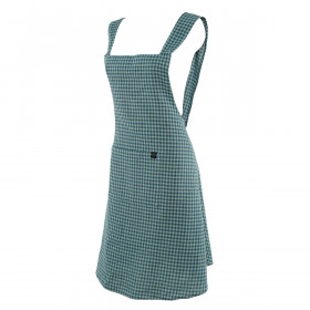 Tablier Japonais PIANA II en Lin Lavé et Coton