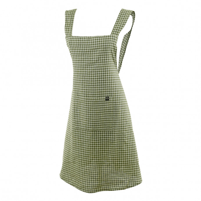 Tablier Japonais PIANA II en Lin Lavé et Coton