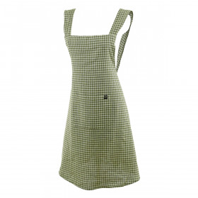 Tablier Japonais PIANA II en Lin Lavé et Coton