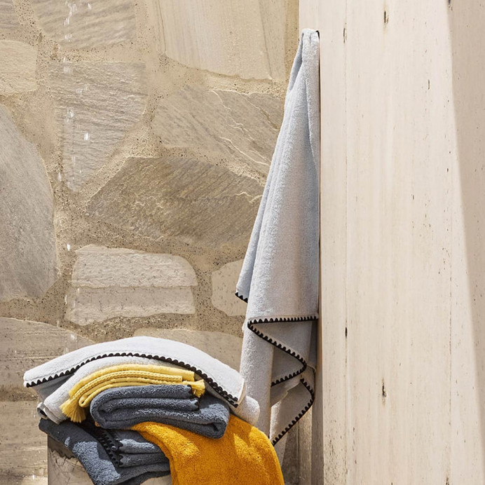 Harmony Textile - Haomy Serviette de bain ISSEY en Coton