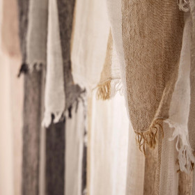 Rideau Voile de Lin et Coton TURIN