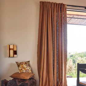 Rideau Uni Ruflette et Passe Tringle CALIFORNIA