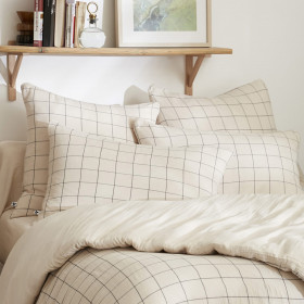 Taie d'Oreiller Gaze de Coton GAÏA MATCH