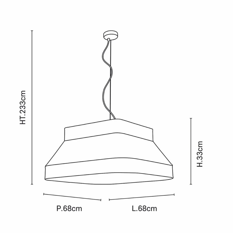 Suspension 4L SQUARE