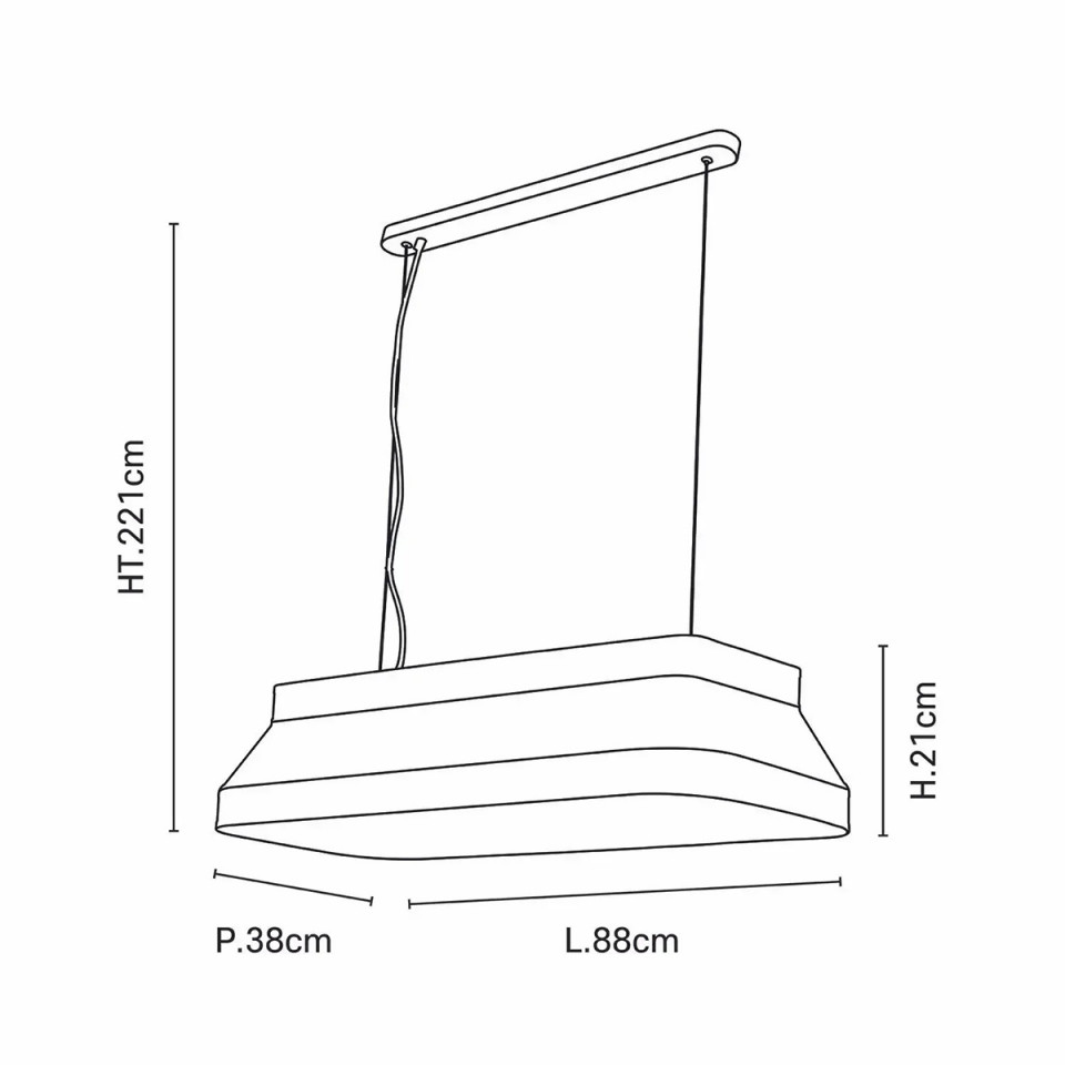 Suspension 3L SQUARE