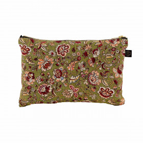 Trousse en Lin Imprimé Petites Fleurs SAMARA 