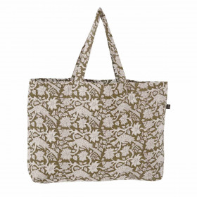 Sac Cabas en Lin Imprimé Batik JAIPUR 