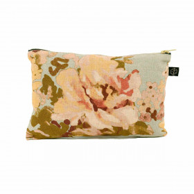 Trousse en Lin Imprimé Fleuri BOLOGNE 