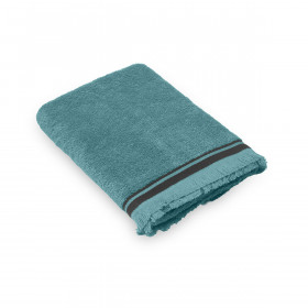 Serviette de Bain Franges Bande Noire SELVA  