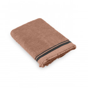 Serviette de Bain Franges Bande Noire SELVA  