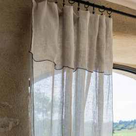 Rideau Coton Fini Croquet DAICHI  