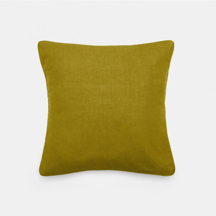 Housse de Coussin Unie Lin Coton OPERA