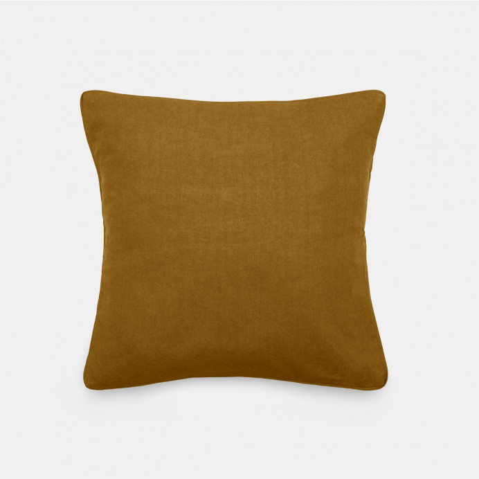 Housse de Coussin Unie Lin Coton OPERA