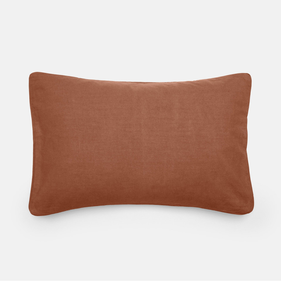 Housse de Coussin Unie Lin Coton OPERA  