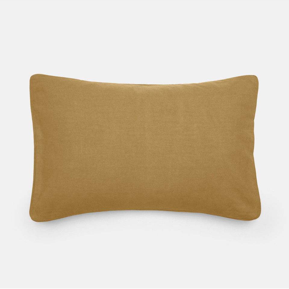 Housse de Coussin Unie Lin Coton OPERA  
