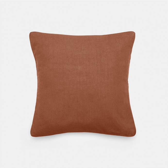 Housse de Coussin Unie Lin Coton OPERA