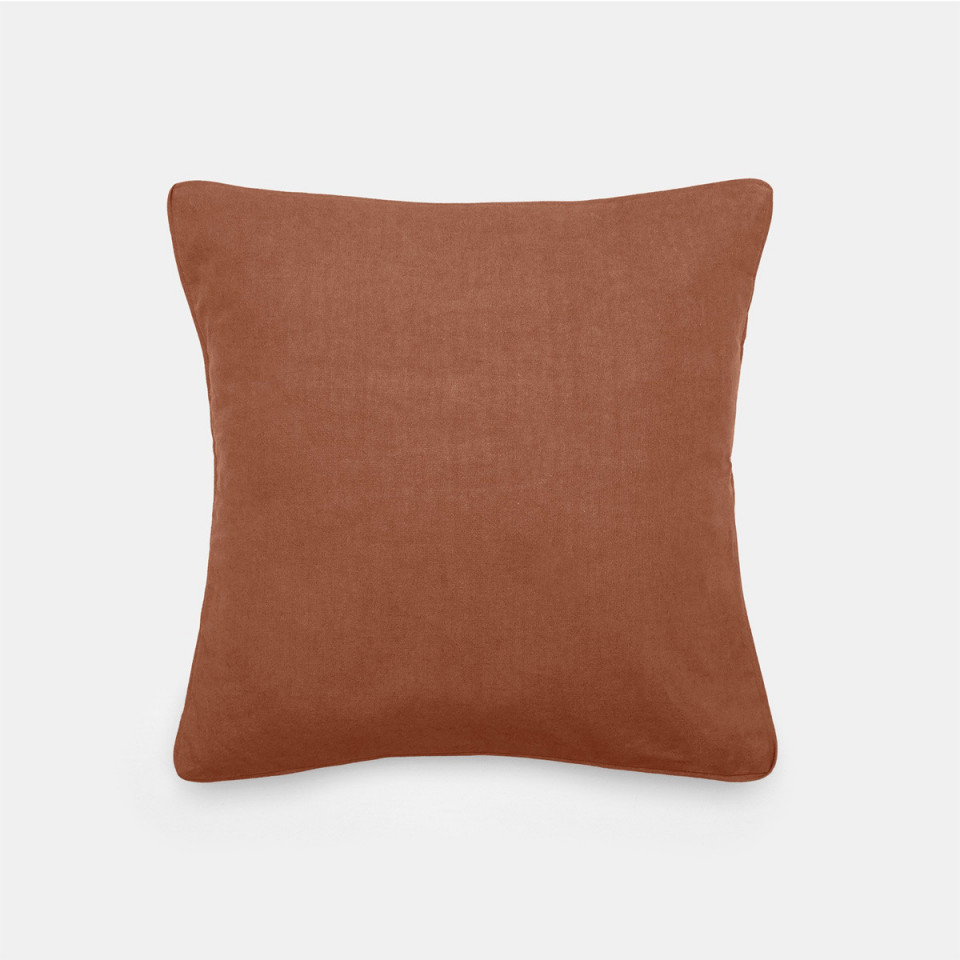 Housse de Coussin Unie Lin Coton OPERA  