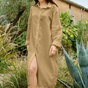Robe Chemise Mousseline de Coton HYDRA 