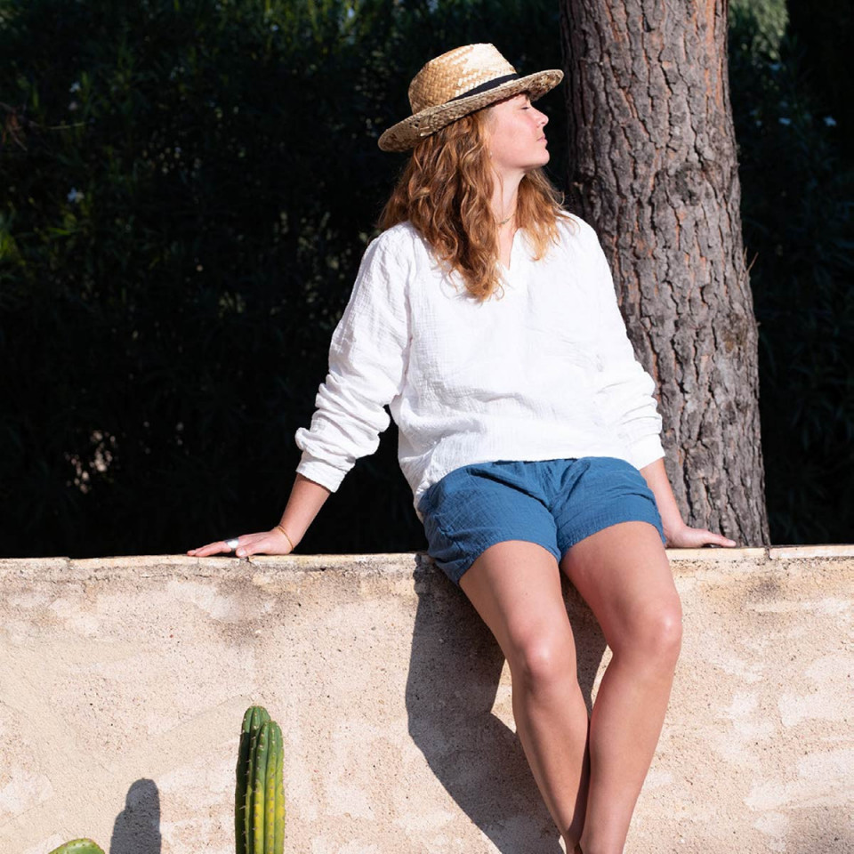Short Mousseline de Coton HYDRA
